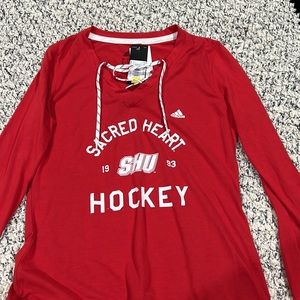 Sacred Heart University hockey long sleeve top